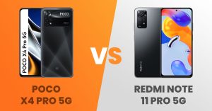مقایسه گوشی های شیائومی Xiaomi Poco X4 Pro 5G و شیائومی Xiaomi Redmi Note 11 Pro