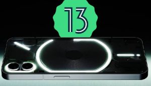 به‌روزرسانی اندروید ۱۳ با ویژگی‌های جدید برای عموم کاربران Nothing Phone 1 دردسترس قرار گرفت